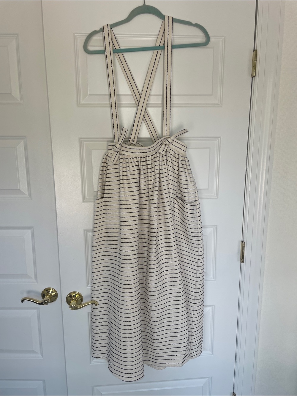 NWT Mara Hoffman Striped Suspender Skirt